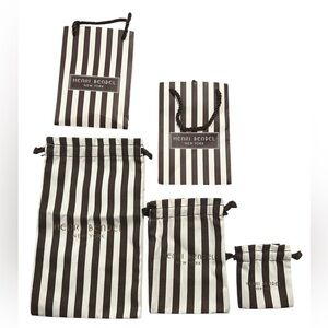 Henri Bendel-New York drawstring dust bag/Pouch Bundle…RARE!